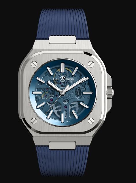 Bell & Ross BR 05 SKELETON BLUE BR05A-BLU-SKST/SRB Replica Watch